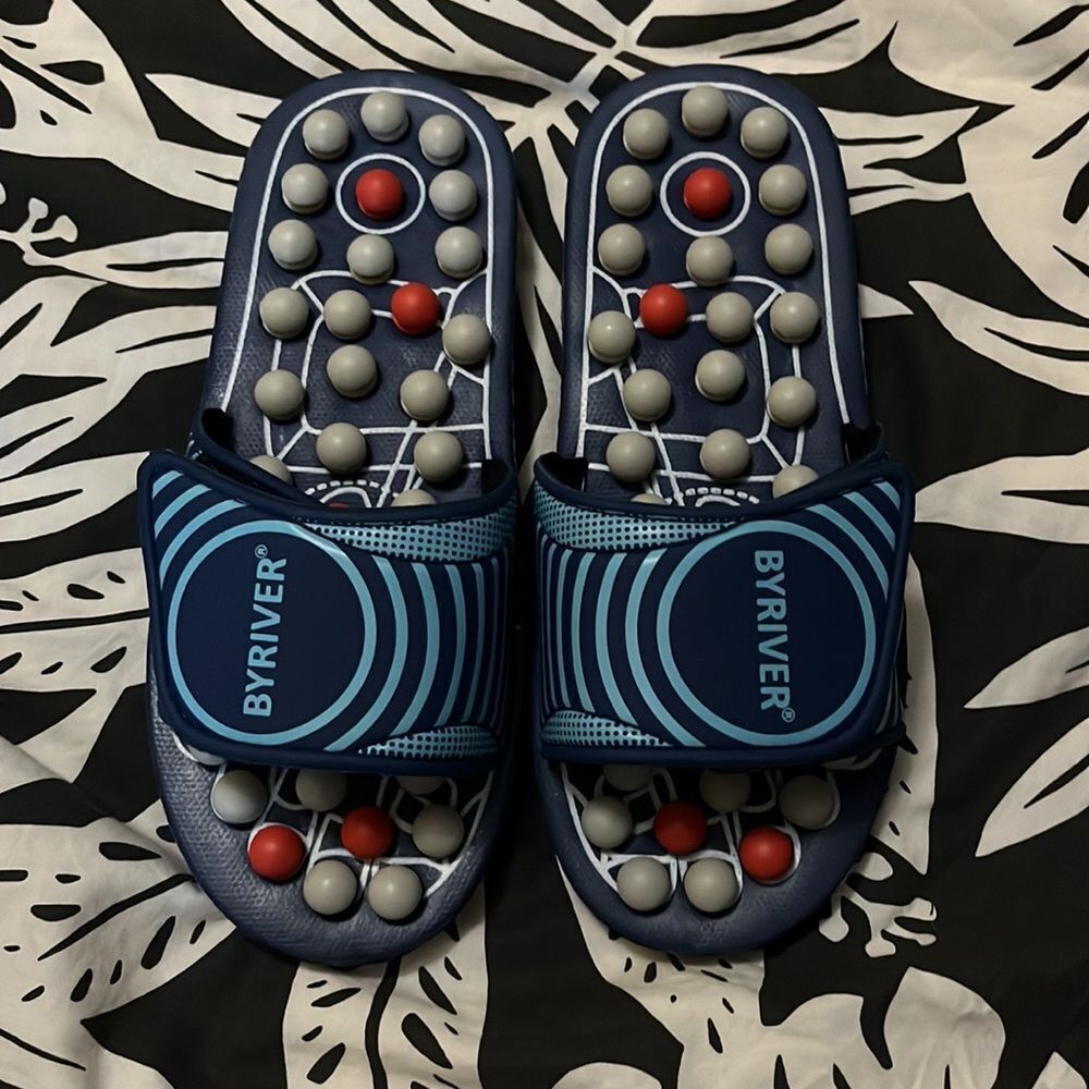 NEW in Box - Byriver Rotating Shiatsu Massage Slippers
